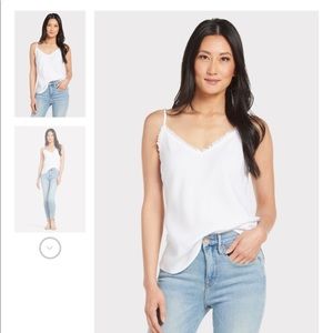 Cloth & Stone frayed hem camisole tank